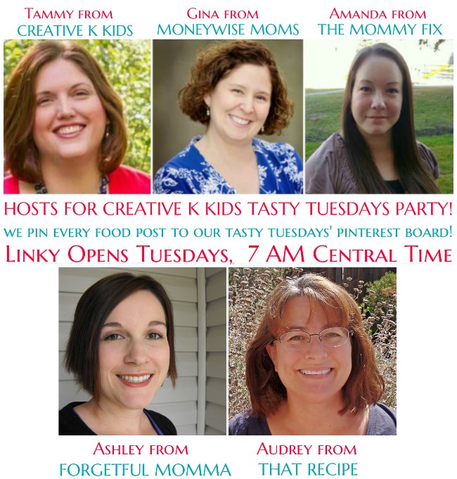 hosts for Tasty Tuesdays Linky party