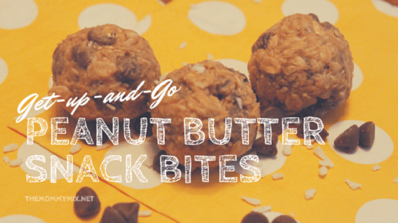 Get-up-and-Go Peanut Butter Snack Bites