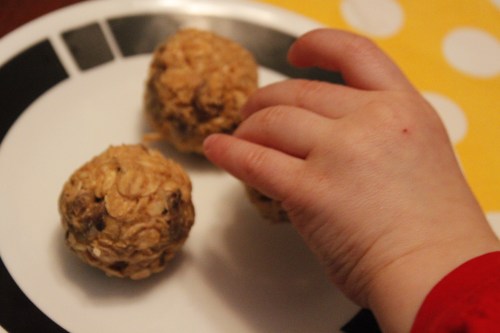 Get-up-and-Go Peanut Butter Snack Bites