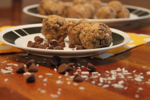 Get-up-and-Go Peanut Butter Snack Bites