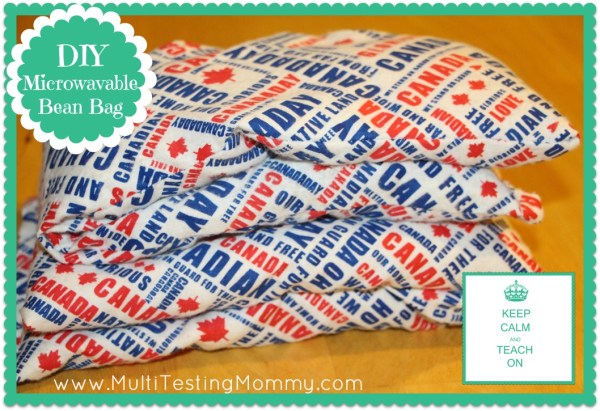 DIY Microwavable Beanbags