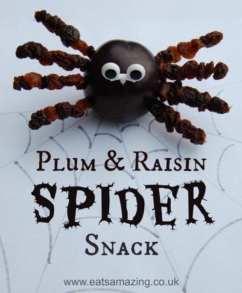 Healthy-but-fun-Spooky-Spider-Snack-for-kids-at-Halloween-from-Eats-Amazing-UK