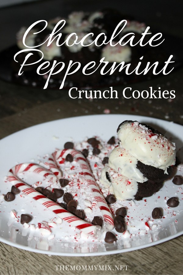 Chocolate Peppermint Crunch Cookies