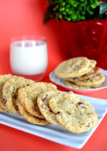 Coconut Pecan Chocolate Chunk Cookies for Christmas