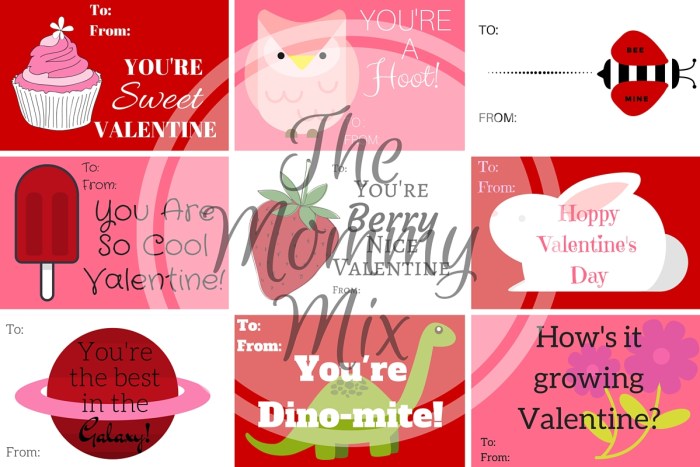 Valentine Cards for kids printable