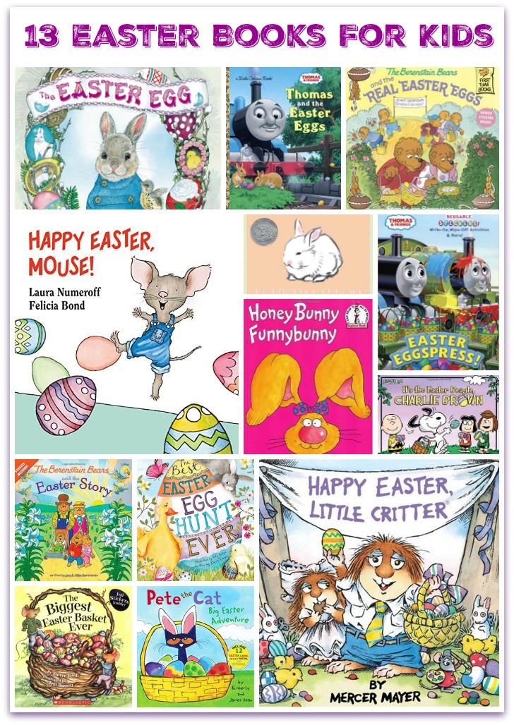 13 Easter Books For Kids + Free Easter Crossword