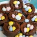 Chocolate Covered Rice Krispie Easter Nests