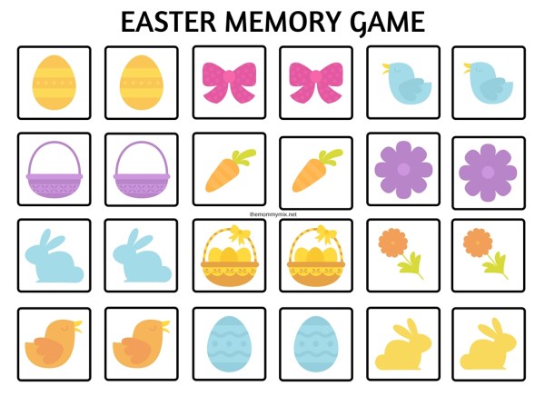 Easter Memory Game