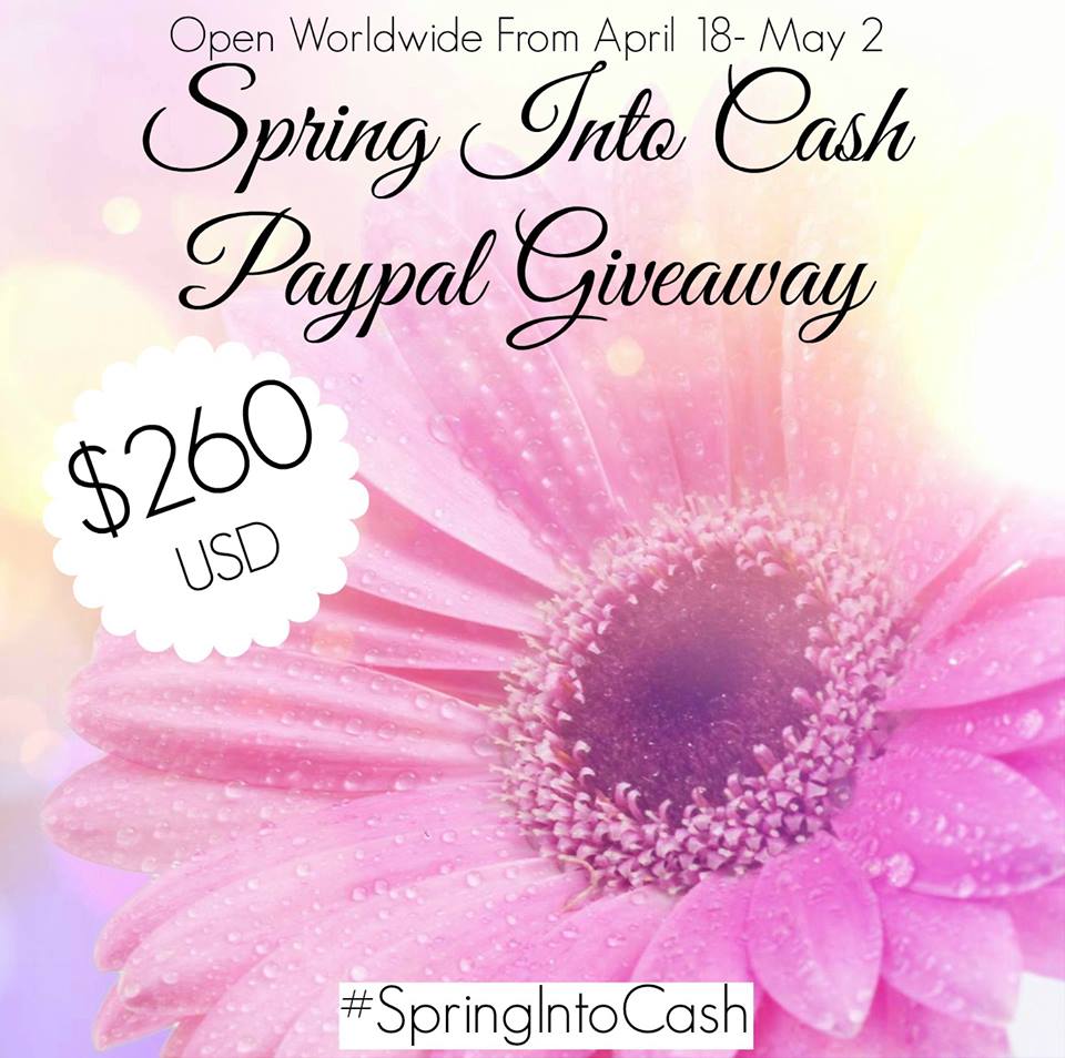 Spring Into Cash $260 USD Paypal Giveaway