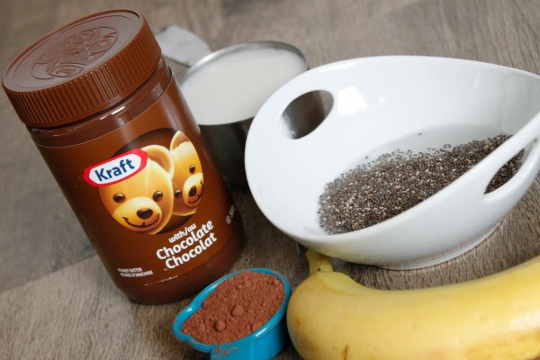 Banana Chocolate Peanut Butter Smoothie #KraftPeanutBetterIt