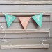 DIY Washi Bunting Banner Tutorial + Alphabet Banner Template Download