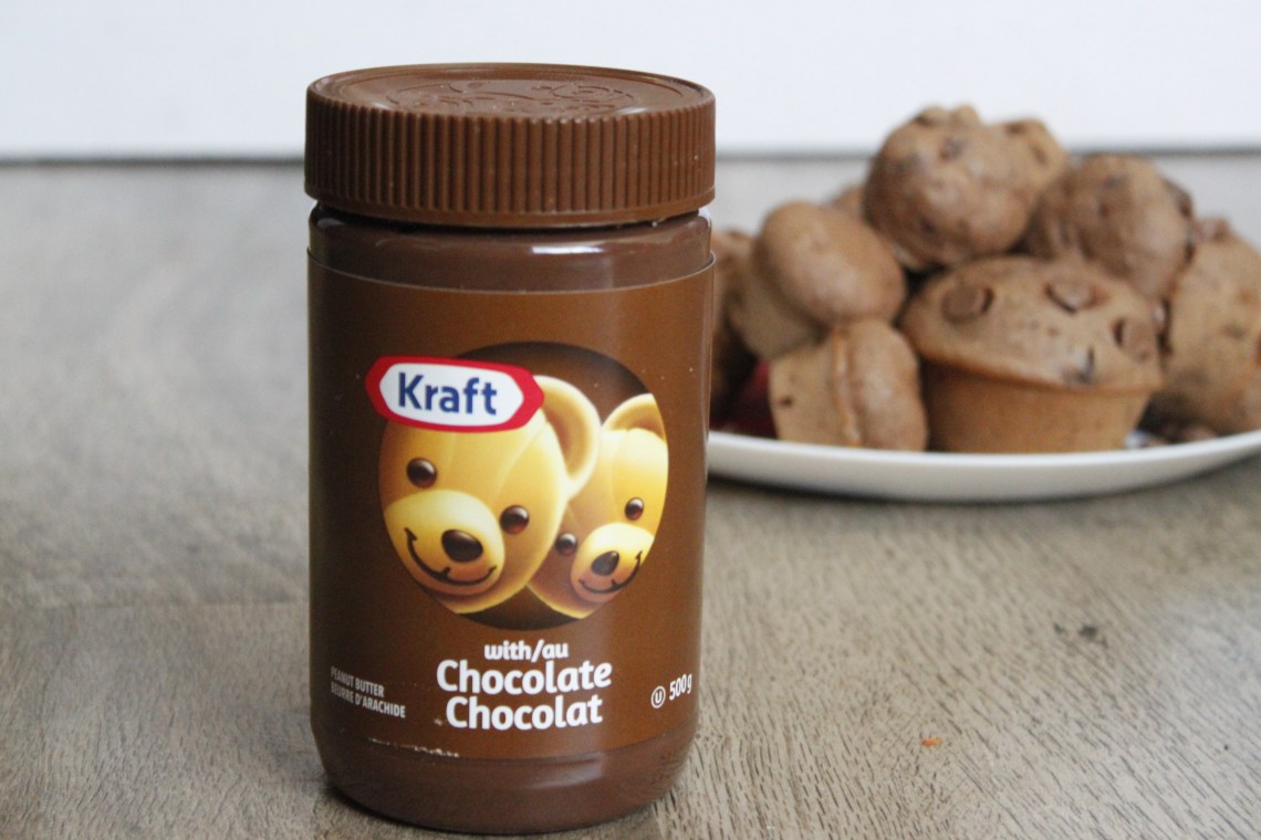 Chocolate Peanut Butter Banana Muffins