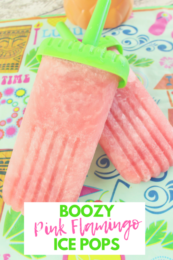 Beat the heat with a Boozy Pink Flamingo Ice Pop this summer. WOW your guests with this refreshing tropical cocktail in the form of an easy to make popsicle! Have a little guest coming to the party? No problem, just take out the alcohol to make them G rated!