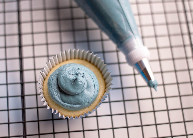 Blue icing Paw Patrol Cupcakes